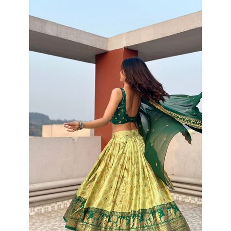 "Get ready to mesmerise in green! Our Bandhani Lehenga Choli collection is now on offer, bringing you the allure of traditional elegance at unbeatable prices. Don't miss this chance to elevate your style with a touch of vibrant green beauty! 💚 . . . . . #GreenBandhaniOffer #LehengaCholiDeal #traditionalelegance #shopnow #lehengacholi #navratri #weddingcholi #wedding #traditional #raniba Bandhani Lehenga Choli, Bandhani Lehenga, Green Beauty, Vibrant Green, Lehenga Choli, Elevate Your Style, Lehenga, Shop Now, Bring It On