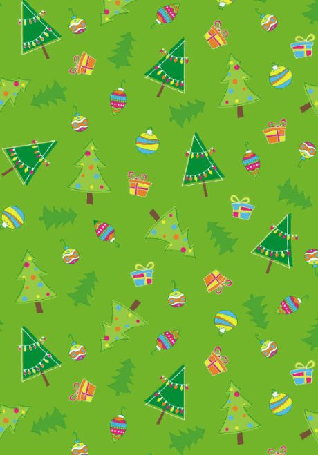 Fun, modern and bright Christmas tree scrapbook paper with a green background and Christmas motifs scattered at an angle Christmas Wallpaper Scrap Book, Christmas Tree Scrapbook Paper, Christmas Background Red And Green, Bright Christmas Tree, Backgrounds Christmas, Scrapbook Paper Designs, 80s Christmas Wrapping Paper, Little Christmas Tree, Christmas Motifs