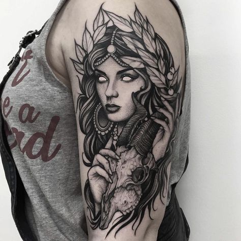 T H O M A S B A T E S on Instagram: “Gothic goddess for Sadie. Thank you for the great convo and for sitting so well 🤘🏻 #tattoo #fineline #etching #blackandgrey #tattoos…” Aphrodite Goddess Tattoo, Greek Goddess Tattoo, Artemis Tattoo, Aphrodite Tattoo, Small Wave Tattoo, Mother Nature Tattoos, Greek Mythology Tattoos, God Tattoos, Goddess Tattoo