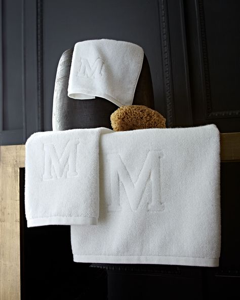 Monogrammed Bath Towels, Monogrammed Hand Towels, Applique Pillows, Tub Mat, Decorative Hand Towels, Monogram Towels, Luxury Duvet Covers, Hand Towels Bathroom, Fingertip Towels