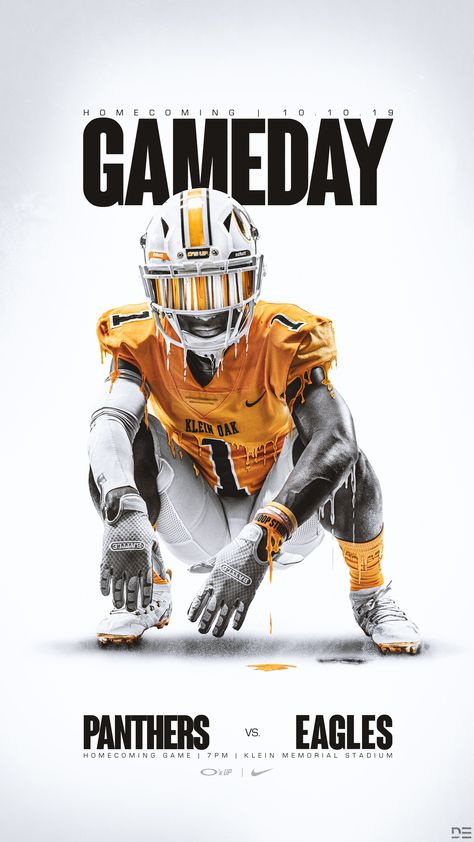 Graphic Design Football Game Day Graphic Design, Basketball Designs Graphics, Football Sports Design, Gameday Graphics Football, Sports Ranking Graphics, Game Schedule Graphic Design, Game Day Graphics Design, Sport Graphics Design, Basketball Graphic Design Poster