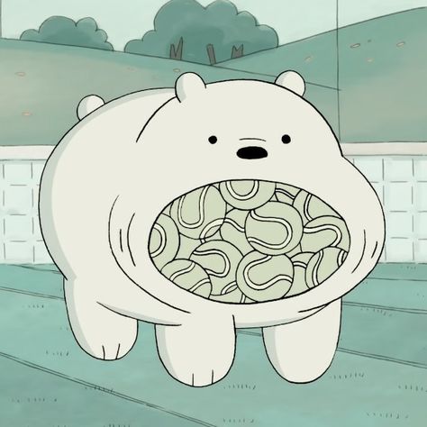 Ice Bear Widget, We Bear Bears Widget, We Bear Bears Ice Bear, We Bare Bears Funny, Ice Bear Icon, Ice Bear Aesthetic, Ice Bear Pfp, Polar Bear Icon, We Bare Bears Ice Bear