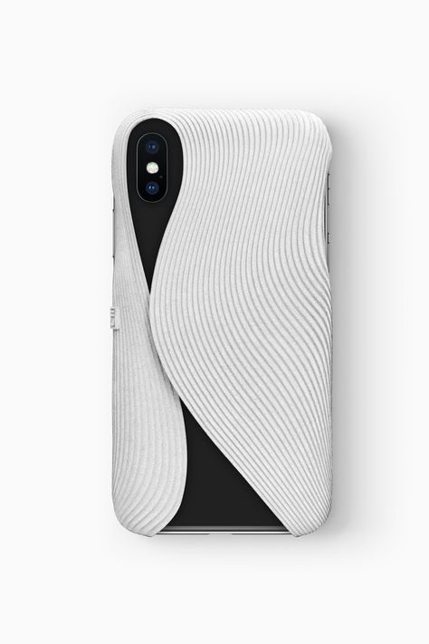 Freshfiber Fold Case | Design by Matthijs Kok Organic Design Product, Cmf Design, X Design, Parametric Design, Iphone Design, Form Design, Case Design, Iphone Case Design, White Design