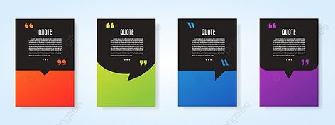 Quote Speech Bubble Blank Templates Set Poster Quotes Design Ideas, Med Quotes, Looking Back Quotes, Dont Look Back Quotes, Brochure Design Layouts, Bubble Quotes, Blank Templates, Quotes Design, Language School