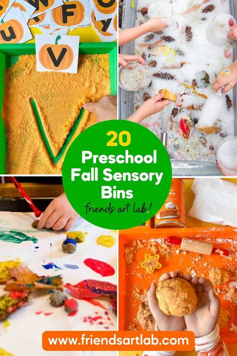 Fall sensory bins for kids are a perfect way to bring the cozy vibes of autumn into your preschooler’s playtime. Cinnamon Play Dough, Sensory Bins For Toddlers, Fall Sensory Bin, Fall Sensory, Moon Sand, Coloring Posters, Sensory Art, Fall Kindergarten, Toddler Fall