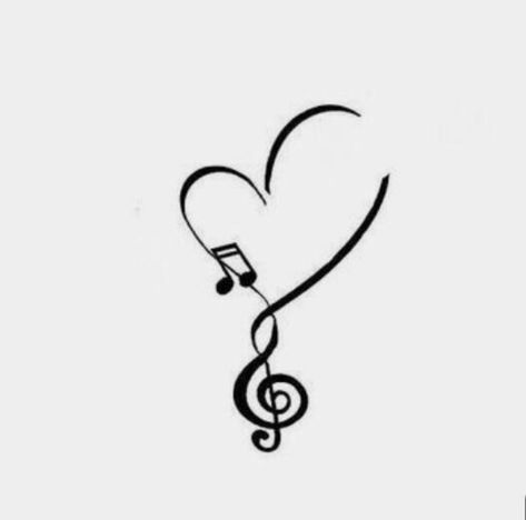 Floral Treble Clef Tattoo, Tattoos For Music Lovers, Music Staff Tattoo, Lion And Lioness Tattoo, Music Lover Tattoo, Music Drawing, Cowgirl Tattoos, Music Notes Tattoo, Lioness Tattoo