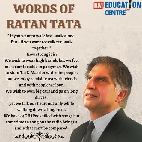 Words Of Ratan Tata, Ratan Tata Hd Images, Ratan Tata Quotes, Pencil Drawing Images, Ratan Tata, Android Wallpaper Dark, Switch Words, Cute Images With Quotes, Wallpaper Dark