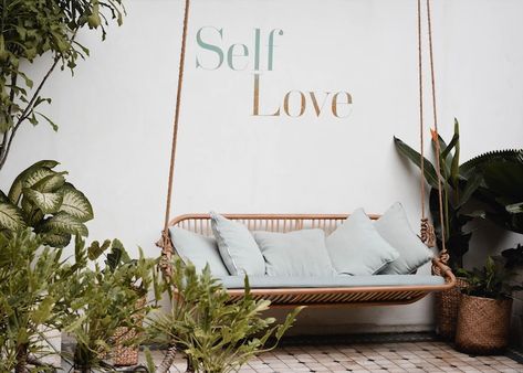 4 Self-Care Obsessions I Picked Up In 2020 That I'm Bringing Into 2021 Couleur Rose Pastel, Indoor Swing, What Is Self, Self Love Affirmations, Love Affirmations, Self Compassion, Be Kind To Yourself, Self Care Routine, Easy Diy Projects