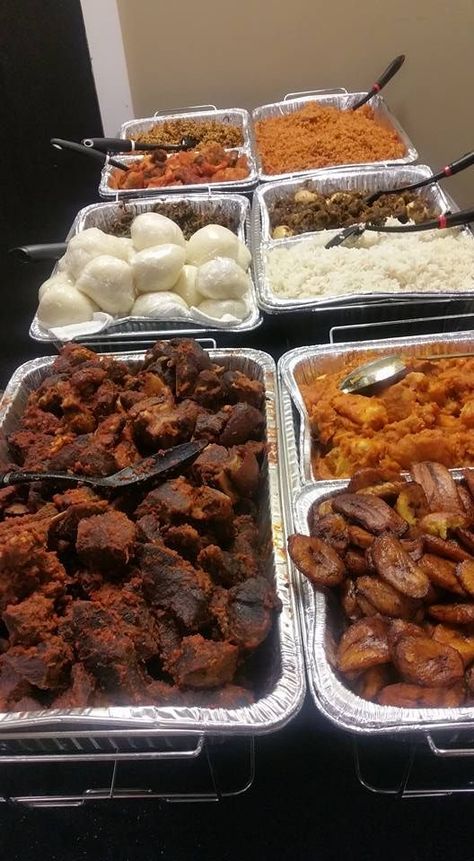 Party Food Buffet, Catering Ideas Food, Nigerian Food, Be The Reason, Catering Food, Think Food, Buffet Food, Food Goals, Food Platters