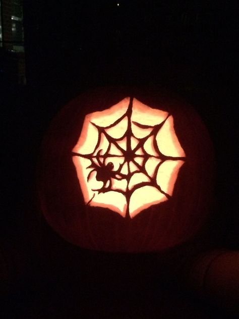 Halloween pumpkin 2016 - spiderweb Pumpkin Carving Spider Web, Pumpkin Carving Ideas Spider Web, Spiderweb Pumpkin Carving, Goth Pumpkin Carving Ideas, Spider Web Pumpkin Carving, Pumpkin Carving Ideas Spider, Pumpkin Carving Spider, Spider Pumpkin Carving, Spiderweb Pumpkin