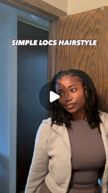 Locs Styles For Work, Front Barrel Twist Locs Women, Neck Length Dreadlocks Styles, Medium Length Thick Loc Styles, New Loc Hairstyles, Loc Interview Styles, Low Tension Loc Styles Short, Loc Styles For Date Night, Easy Lock Styles