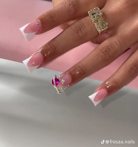 Slay Nails, Duck Nails, Glamour Nails, Colored Acrylic Nails, Girly Acrylic Nails, Cute Acrylic Nail Designs, Her Nails, Work Nails, Dope Nail Designs