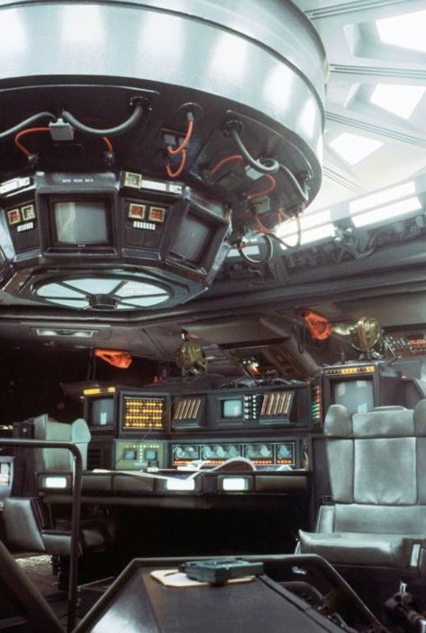 Image result for nostromo bridge Cassette Futurism Spaceship, Studebaker Hawk, Scifi Design, Cassette Futurism, Scifi Interior, Vintage Technology, Alien Isolation, Alien 1979, Spaceship Interior