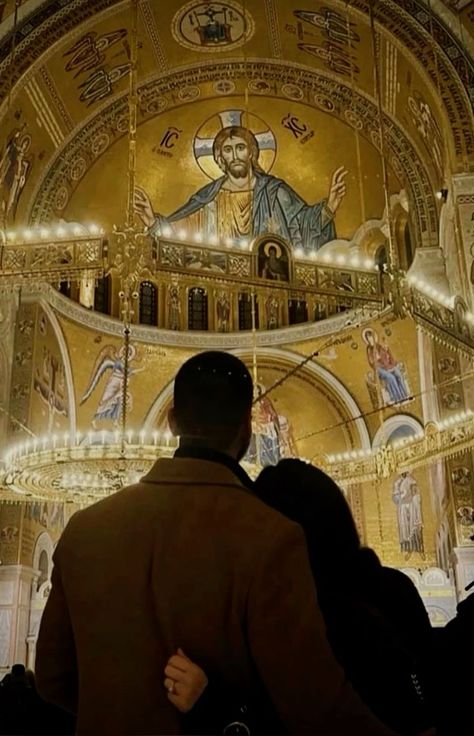 Orthodox Couple, Couple At Church, Church Couple, Orthodox Aesthetic, Christ Centered Relationship, God Centered Relationship, Faith Healing, Church Aesthetic, Orthodox Wedding