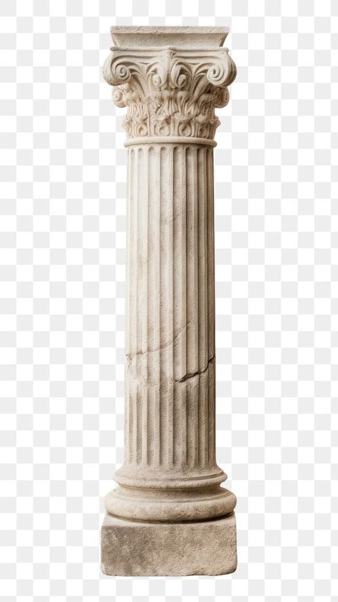 Greek Collums, Greek Roman Architecture, Ancient Greek Background, Ancient Greek Pillars, Roman Background, Roman Interior Design, Stone Pillars Columns, Pillar Architecture, Column Illustration