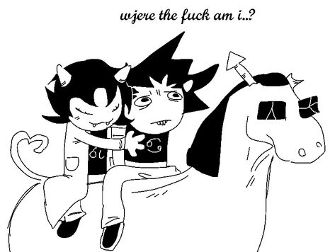 Karkat X Nepeta, Karkat Homestuck, H Words, Home Stuck, All Friends, Invader Zim, I Dont Have Friends, Gremlins, Dear God