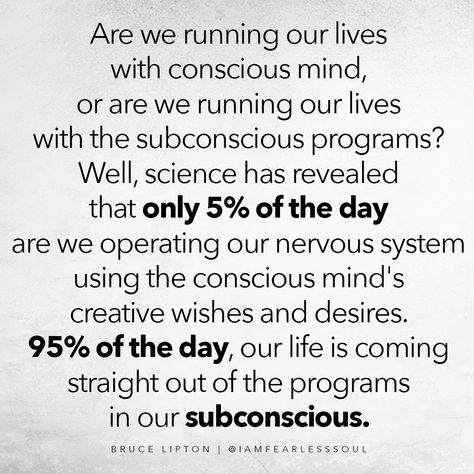 Bruce Lipton, Subconscious Mind Power, Brain Facts, Psychology Fun Facts, Gratitude Affirmations, Restorative Sleep, Deep Truths, Spiritual Truth, Mind Power