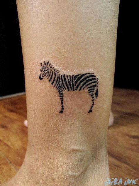 Zebra Fine Line Tattoo, Zebra Star Tattoo, Zebra Outline Tattoo, Zebra Butterfly Tattoo, Tiny Zebra Tattoo, Zebra Tattoo, Zebra Tattoo Ideas, Zebra Tattoos, Health Tattoo