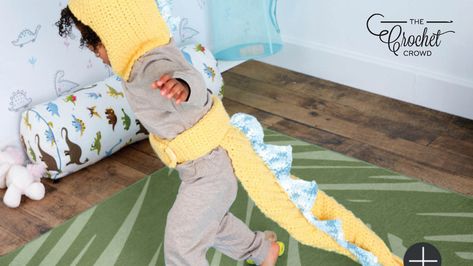 The Crochet Hat and Dino Tail is a play costume for kids. Allow active imagination play. Using Forever Fleece Finer for softness with modern colours. Sized for as small as… The post Dinosaur and Tail Play Crochet Costume appeared first on The Crochet Crowd. Dino Hat, Dino Tails, Crochet Dino, Dinosaur Tails, Imagination Play, The Crochet Crowd, Crochet Bodies, Crochet Costumes, Crochet Crowd