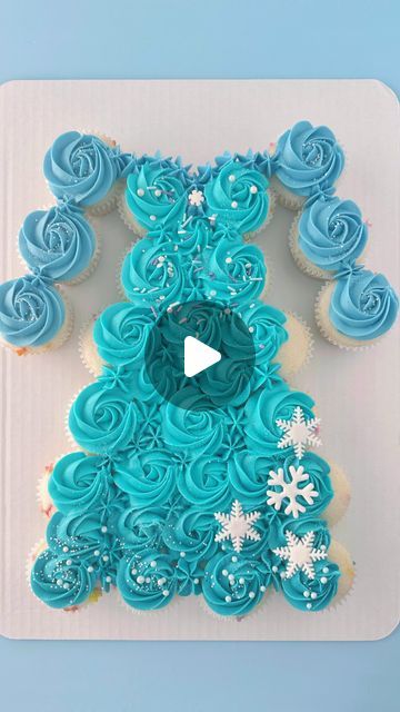 Frozen Pull Apart Cupcakes, Elsa Cupcakes, Individual Cupcakes, Olaf Cupcakes, Wilton 1m, Pull Apart Cupcake, Frozen Cupcakes, Pull Apart Cupcake Cake, Pull Apart Cake