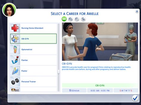 Sims 4 Christmas Mod, Sims 4 Cc Job Mods Patreon, Sims Job Mods, Delivery Sims 4 Mod, Sims 4 Mods University, More Careers Sims 4, Sims 4 Nba Career Mod, Sims 4 Doctor Career, Sims 4 Birth Center