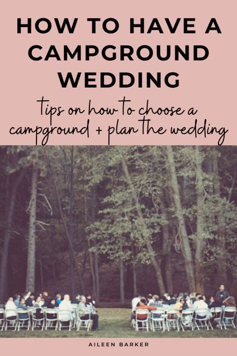 Camper Wedding Theme, Diy Camp Wedding, Wedding At A Campground, Diy Camping Wedding, Camping Wedding Food, Outdoor Camping Wedding Ideas, Campfire Wedding Ideas, Camp Wedding Food, Campsite Wedding Receptions