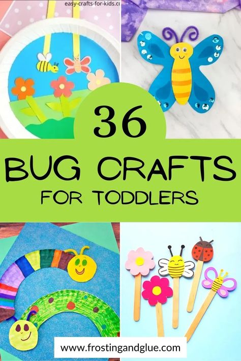 Bug Crafts For Toddlers, Fish Alphabet, Crafts Toddlers, Toddlers Crafts, Easy Recycled Crafts, Under The Sea Crafts, Bug Activities, Bugs Preschool, Insect Activities