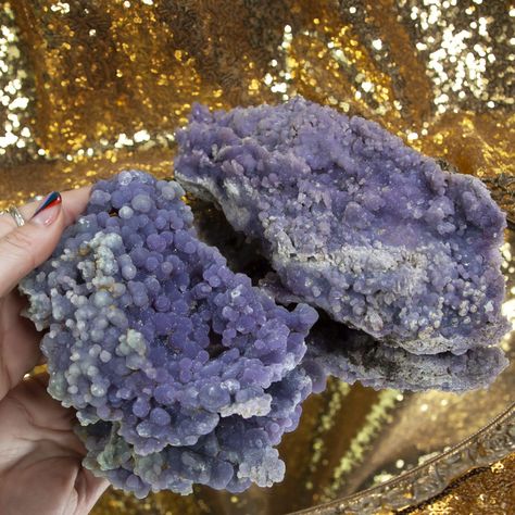 Gemstone Sale: Druzy Grape Chalcedony Cluster Pretty Crystals, Light Pink Lip Gloss, God Is An Awesome God, Grape Agate, Purple Chalcedony, Things I Wanna Buy, Pink Lip Gloss, Crystal Formations, Awesome God