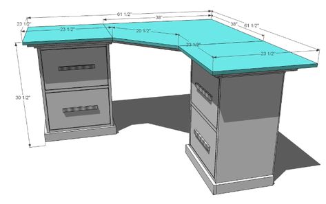 Corner Desk Plans, Diy Corner Desk, Harris House, Tech Lab, Office Corner, Wooden Ideas, Indoor Ideas, Desk Diy, Modular Office