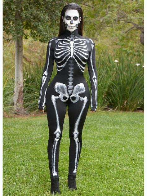 Kim kardasian Skeleton Costumes, 2015 Halloween Costumes, Halloween Costumes 2014, Halloweenský Makeup, Best Celebrity Halloween Costumes, Halloween Creative, Celebrity Halloween, Celebrity Costumes, Halloween Fest