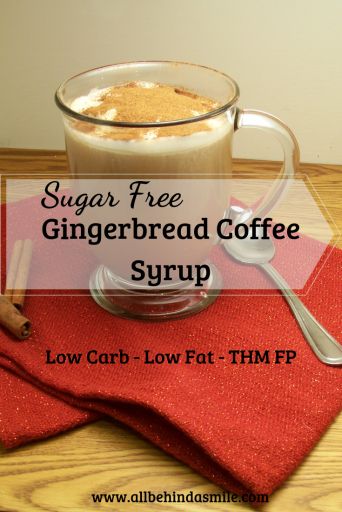 Stevia Coffee Syrup, Gingerbread Coffee Syrup Recipe, Coffee Syrup Recipe Sugar Free, Diy Sugar Free Coffee Syrup, Sugar Free Coffee Syrup Recipe, Homemade Sugar Free Coffee Syrup, Keto Coffee Syrup, Gingerbread Coffee Syrup, Sugar Free Gingerbread