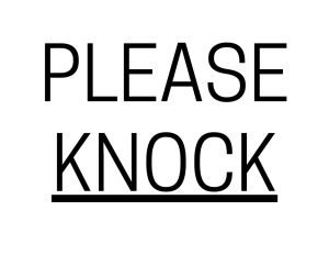 Please Knock - printable sign, template, download, PDF, free, signs Printable Templates, Templates Printable Free, Template Download, Templates Free, Printable Signs, Template Printable, Knock Knock, Pdf Download, Free Printables