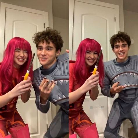 Sabrina Carpenter Halloween Costumes, Iconic Couples Costumes, Aesthetic Halloween Costumes, Cute Couples Costumes, Costumes For Couples, Sharkboy And Lavagirl, Couples Cosplay, Halloween Parejas, Junior College