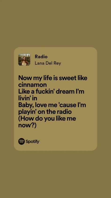 lyrics Radio Lana Del Rey, Lyrics Lana Del Rey, Lana Del Rey Radio, Lana Del Rey Lyrics, Pretty Lyrics, Social Media Quotes, Lana Del Rey, Social Media, Songs