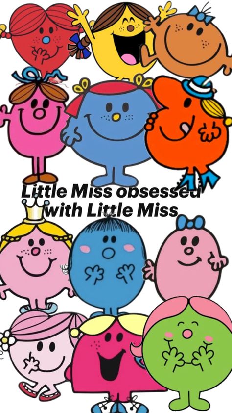 Funny Princess, Little Miss Characters, Cute Text Quotes, Mr Men Little Miss, Mr Men, Art Collage Wall, Cute Little Animals, Cute Doodles, Little Miss