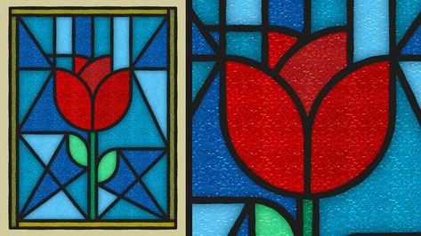 Video Tutorial: How to Create a Stained Glass Window Effect #Videos #illustrator #illustratortutorial Stained Glass Illustration, Glass Drawing, Shapes Lessons, Window Illustration, Window Drawing, Adobe Tutorials, Making Stained Glass, Stained Glass Designs, Artwork Images