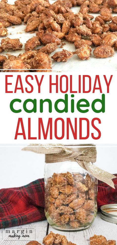 Cinnamon Sugar Almonds, Candy Almonds Recipe, Almonds Recipe, Best Christmas Desserts, Cinnamon Candy, Candied Almonds, Cinnamon Almonds, Nut Recipes, Sugar Candy