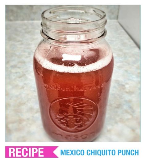 Mexico Chiquito Punch, Easy Mexican Drinks Non Alcoholic, Mexican Punch Non Alcoholic, Mexican Punch Recipe, Mexican Fruit Punch, Mexican Punch, Kazuichi Soda, Party Punches, Fruit Punch Recipe