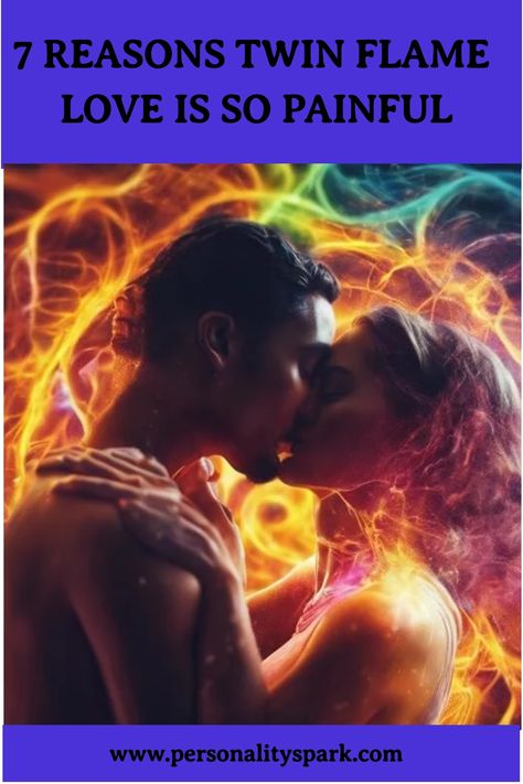 Discover the 7 shocking reasons why Twin Flame love is so painful 😢💔 #TwinFlame #Love #Painful Twin Flame Vs Soul Mate Vs Karmic, Twin Flame Journey Stages, Twinflames Tattoo, 1010 Twin Flame Meaning, Twinflames Art Twin Flame Love, Twin Flame Sexuality, 1111 Twin Flames, Flames Meaning, Twin Flames Quotes