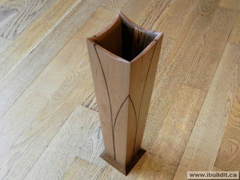 Wooden Vase Diy, Wooden Vase Decor, Vases Antiques, Vase Ideas, Glass Vase Decor, Modern Vases, Old Vases, Concrete Vases, Paper Vase