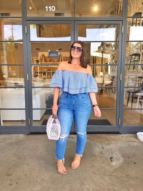 Mid To Plus Size Fashion, Summer Casual Plus Size Outfits, Spring Outfits Casual Women, Mom Summer Outfits Curvy, Thick Girlfriend Outfits Summer, Petite Outfits Summer, Cowgirl Fits, Outfits Gorditas, Outfits Curvy