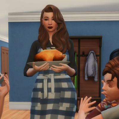 "Dinner Time Chaos" Pose Pack - The Sims 4 Mods - CurseForge Sims 4 Dinner Poses, Dinner Poses, Sims4 Poses, Toddler Poses, Sims 4 Mods, The Sims 4, Dinner Time, A Group, The Sims