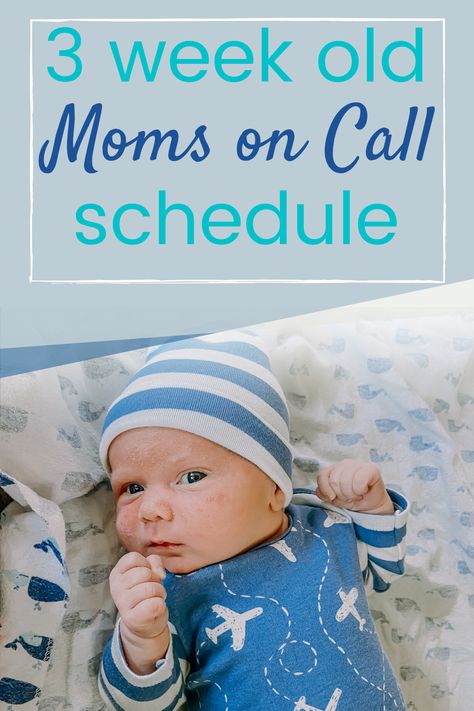 Moms on Call schedule at 3 weeks: Curious how Babywise compares to Moms on Call? Read about it here and find the perfect baby schedule for your 3 week old! 3 Week Old Schedule, Three Week Old Newborn Schedule, Moms On Call Schedule 0 2 Weeks, 3 Week Old Baby Schedule, Moms On Call Schedule, Week Routine, Perfect Schedule, Moms On Call, Gentle Sleep Training