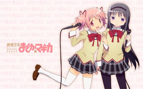 Mahou Shoujo Madoka Magica | Shaft / Kaname Madoka and Akemi Homura Madoka Magica Ipad Wallpaper, Madoka Wallpaper Ipad, Madoka Magica Banner, Madoka Magica Twitter Header, Madoka Banner, Madoka Magica Wallpaper Pc, Madoka Laptop Wallpaper, Madoka Magic Wallpaper Pc, Madoka And Homura Banner