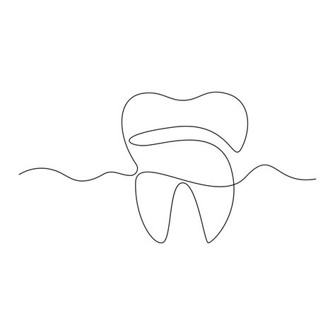 Teeth Line Art, Tooth Line Art, Teeth Outline, Tooth Drawing, Tooth Outline, Teeth Vector, Teeth Drawing, Continuous Line Drawing, Small Canvas Art