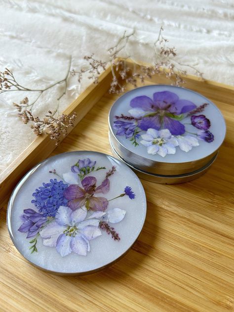 Resin Coasters Floral, Birthday Present For Mom, Coasters Christmas, Present For Mom, Birthday Presents For Mom, Floral Home Decor, Gift Wedding Anniversary, Set Decor, Resin Coasters