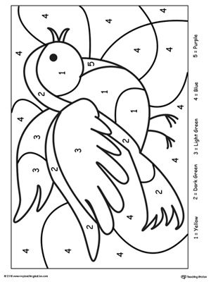 Printable color by number coloring pages. Perfect for preschoolers to help them develop eye-hand coordination, practice their colors and learn to follow directions. How The Birds Got Their Colours Activity, Bird Worksheet, Free Color By Number, Bird Coloring Page, Number Worksheets Kindergarten, Color By Number Printable, Bird Coloring, Kindergarten Colors, Free Kindergarten Worksheets