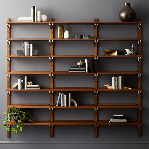 Modern Bookshelves and Bookcases (Wall, Ladder, Cabinet) | CB2 Ladder Bookshelves, Bookshelves Wall, Cheap Bookshelves, Acrylic Bookcase, Modern Bookshelves, Cool Bookshelves, Walnut Shelves, Metal Shelf Brackets, Modern Bookshelf