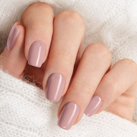 Enhance your natural beauty with these elegant Dusty Rose Pink nail wraps. The soft, romantic hue complements any skin tone and adds a touch of sophistication to your look. Perfect for weddings, special occasions, or everyday wear, these easy-to-apply and long-lasting wraps offer a salon-quality finish without the hassle. Simple Elegant Nails Acrylic, Wedding Nails Blush Pink, Dusty Rose Gold Nails, Nails With Mauve Dress, Pale Pink Round Nails, Natural Fall Color Nails, Taupe Wedding Nails, Pink Taupe Nails, Rose Nail Polish Color