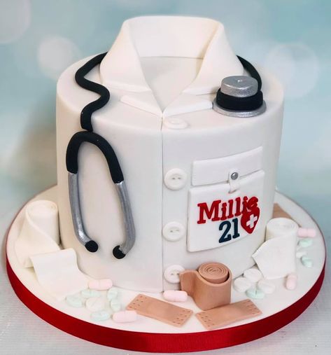 Nurse Birthday Cake, Doctor Birthday Cake, Birthday Cake For Papa, Nursing Graduation Cakes, Medical Cake, Medical Cookies, Nurse Cake, Doctor Cake, Nurse Birthday